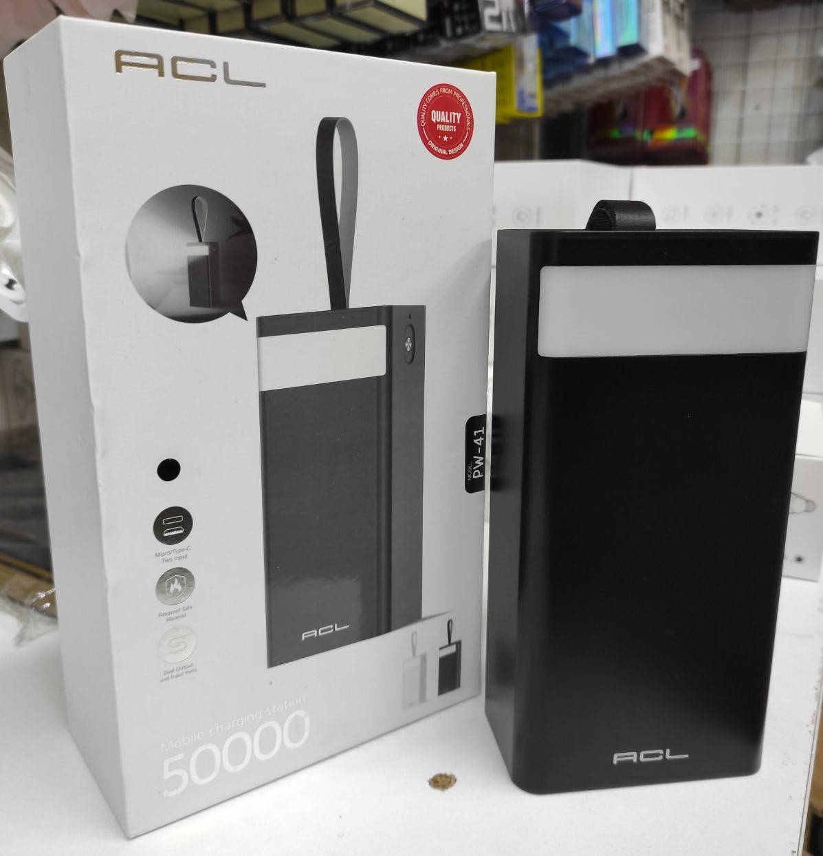 Повербанк Power Bank 50000mAh Портативная Универсальная мобильная батарея ACL PW-41 Павербанк с фонариком
Повербанк Power Bank 50000mAh Портативная Универсальная мобильная батарея ACL PW-41 Павербанк с фонариком