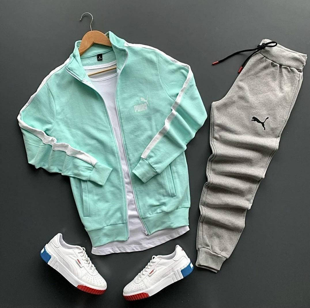 Мужской спортивный костюм Puma Пума без капюшона бирюзовый с черным двухнитка весна осень M
Мужской спортивный костюм Puma Пума без капюшона бирюзовый с черным двухнитка весна осень M