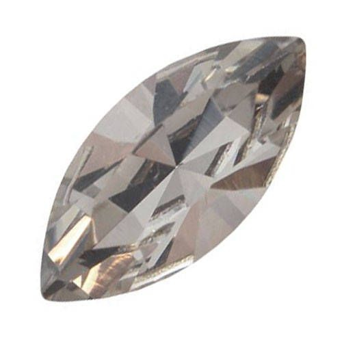 Лодочки Preciosa (Чехия) 10х5 мм Crystal Velvet, Серый 
Лодочки Preciosa (Чехия) 10х5 мм Crystal Velvet, Серый