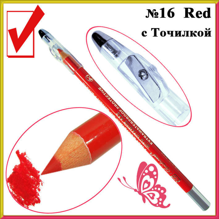 Косметический Карандаш для Губ с Точилкой Цвет Матовый Красный Red №16 Поштучно, Макияж Губ Косметика
Косметический Карандаш для Губ с Точилкой Цвет Матовый Красный Red №16 Поштучно, Макияж Губ Косметика