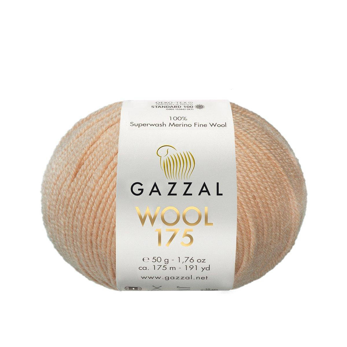 Gazzal Wool 175 (Газзал Вул 175) № 305 телесный (Пряжа мериносовая, нитки для вязания), Бежевый
Gazzal Wool 175 (Газзал Вул 175) № 305 телесный (Пряжа мериносовая, нитки для вязания), Бежевый