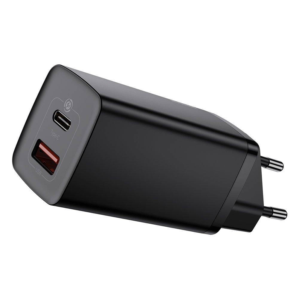 Быстрое зарядное устройство Baseus GaN 2 Lite 65W Quick Charger (1 Type-C + 1 USB), Черный
Быстрое зарядное устройство Baseus GaN 2 Lite 65W Quick Charger (1 Type-C + 1 USB), Черный