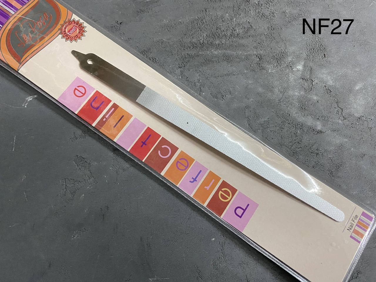 LaRosa Пилка маникюрная 27NF 
LaRosa Пилка маникюрная 27NF