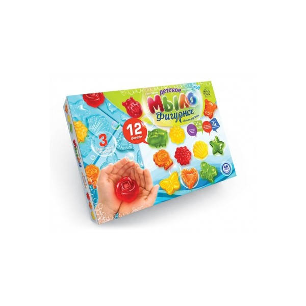 Набор для творчества Мыло фигурное большое 12 фигур 
Набор для творчества Мыло фигурное большое 12 фигур