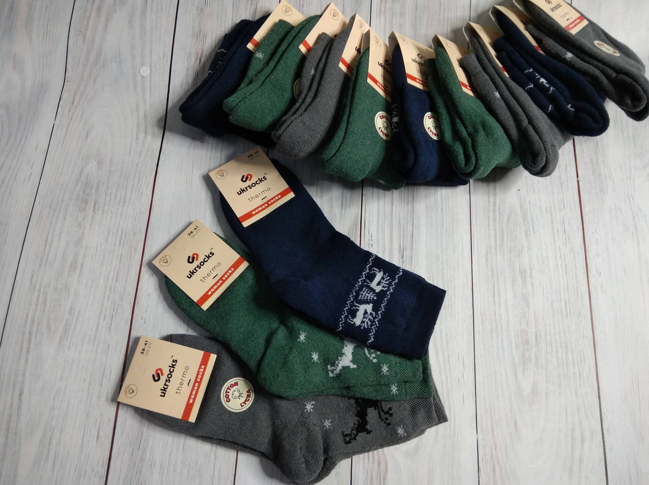 Носки женские Ukrsocks махровые рисунок олени 38-41 (по буви) | 12 пар 35-38, Разные цвета
Носки женские Ukrsocks махровые рисунок олени 38-41 (по буви) | 12 пар 35-38, Разные цвета