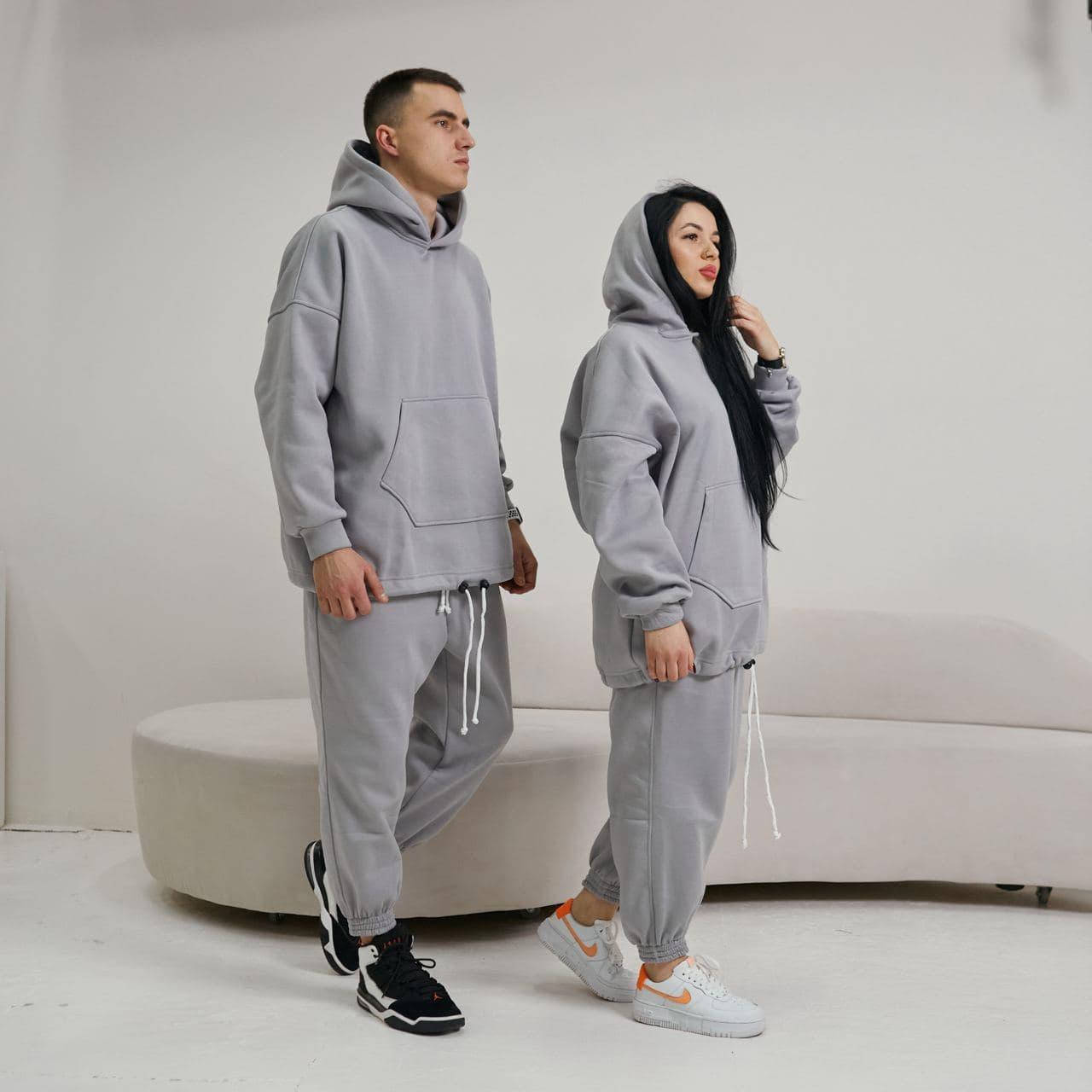 Спортивный парный костюм серый | Спортивные парные костюмы теплые на флисе ЛЮКС качества
Спортивный парный костюм серый | Спортивные парные костюмы теплые на флисе ЛЮКС качества