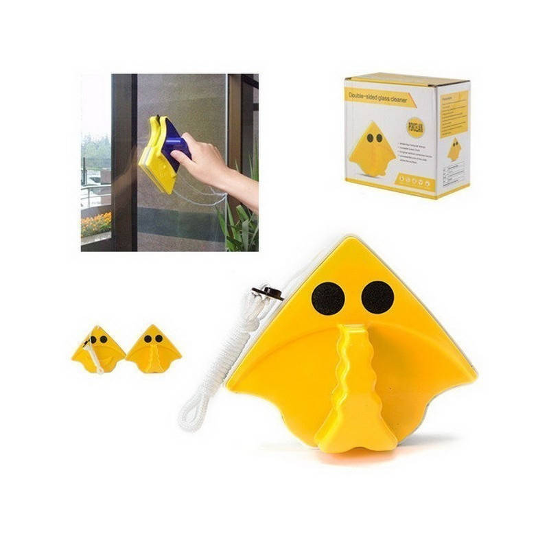 Магнитная щетка для мытья окон с двух сторон треугольная желтая, мочалка для окон на магните (TS), Желтый
Магнитная щетка для мытья окон с двух сторон треугольная желтая, мочалка для окон на магните (TS), Желтый