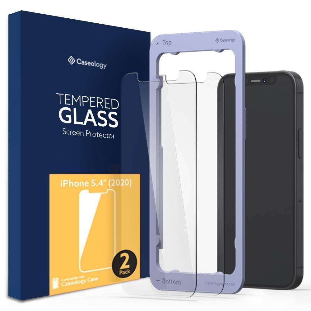 Защитное стекло Caseology Tempered Glass Screen Protector 2-Pack для iPhone 12 Mini Clear (AGL01818), Прозрачный
Защитное стекло Caseology Tempered Glass Screen Protector 2-Pack для iPhone 12 Mini Clear (AGL01818), Прозрачный