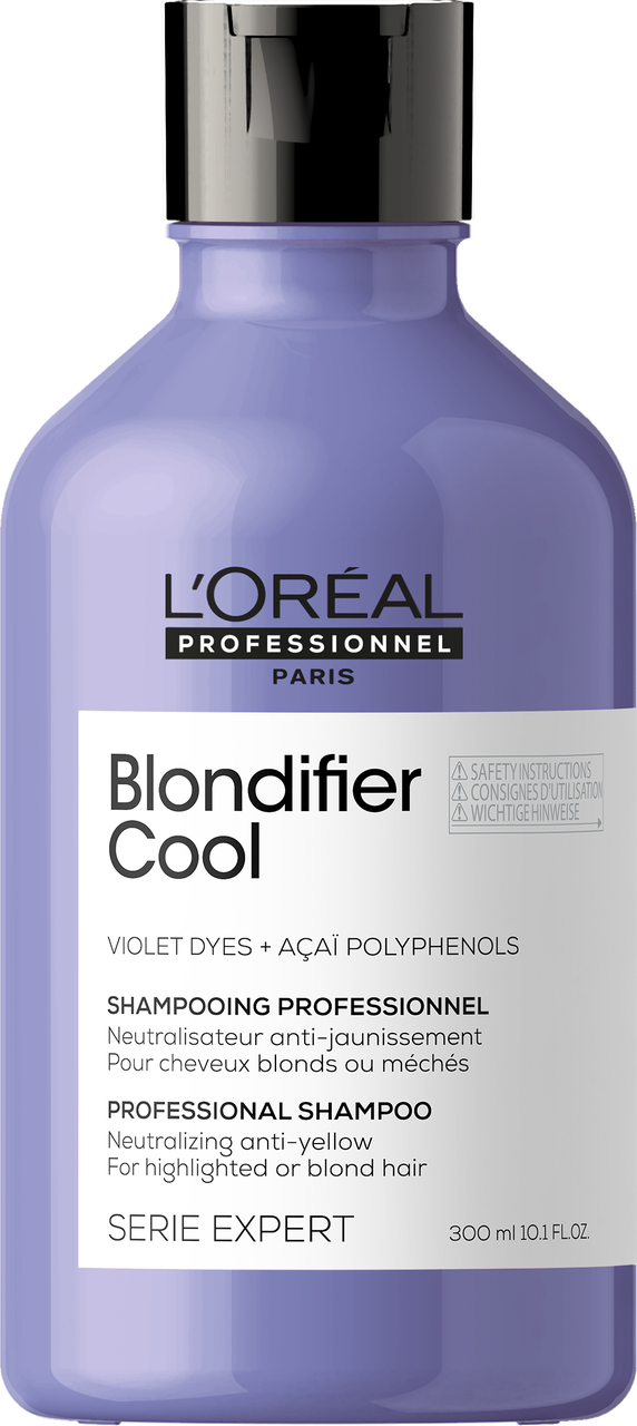 Шампунь L'Oreal Professionnel Blondifier Cool для холодных оттенков блонд, 300 мл
Шампунь L'Oreal Professionnel Blondifier Cool для холодных оттенков блонд, 300 мл