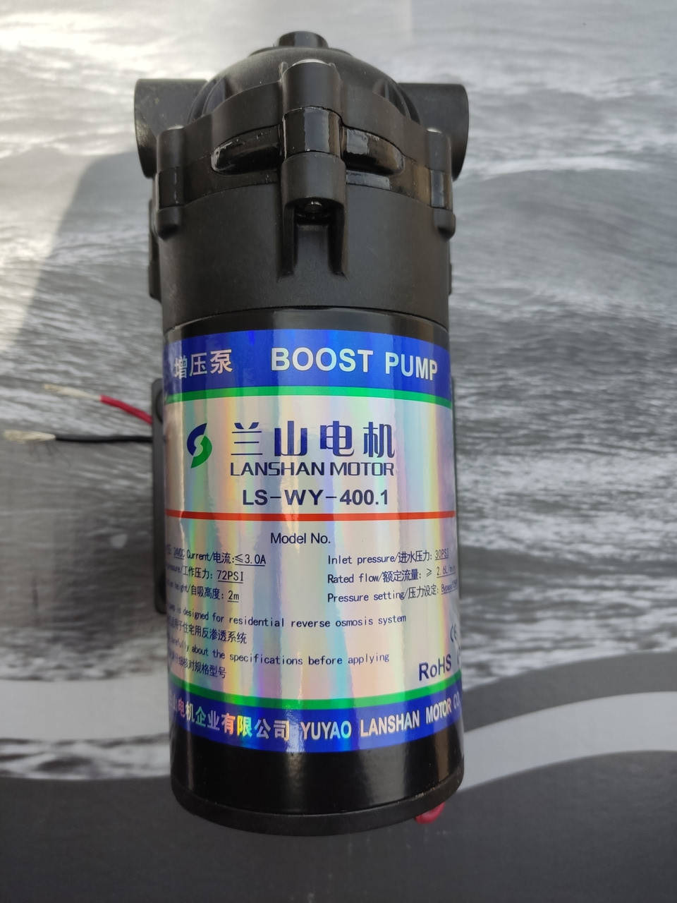 Насос для обратного осмоса 400 (GPD) галлон
Насос для обратного осмоса 400 (GPD) галлон