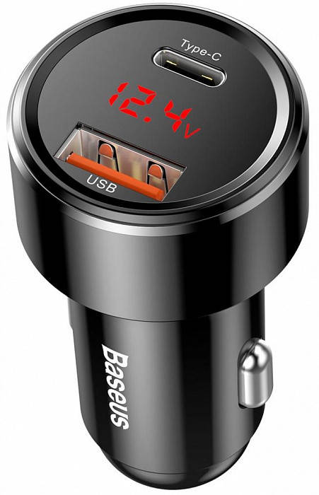 Автомобильное зарядное устройство Baseus Magic Series QC with Display (+Type-C) (6A) (CCMLC2OC-01) Black
Автомобильное зарядное устройство Baseus Magic Series QC with Display (+Type-C) (6A) (CCMLC2OC-01) Black
