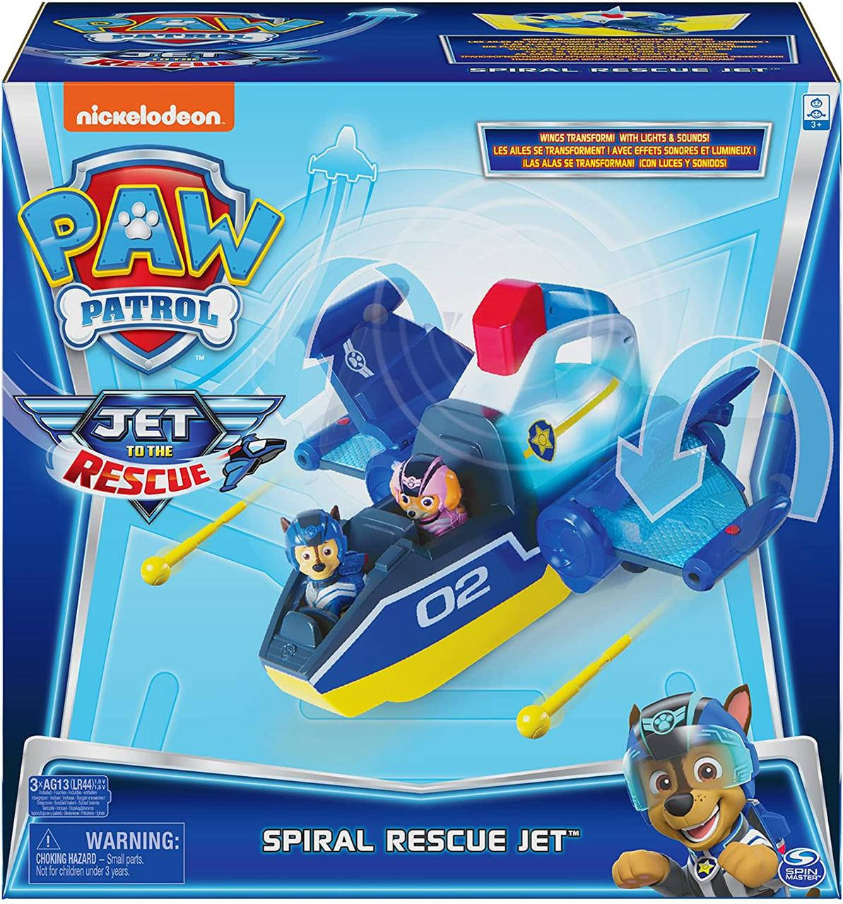 Щенячий патруль Чейз и реактивный самолет Paw Patrol, Jet to The Rescue Deluxe Transforming Spiral Rescue Jet
Щенячий патруль Чейз и реактивный самолет Paw Patrol, Jet to The Rescue Deluxe Transforming Spiral Rescue Jet