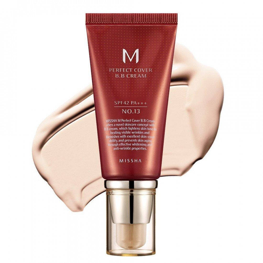 ББ крем с максимальной кроющей способностью MISSHA M Perfect Cover BB Cream 50 ml №13 - Natural Beige
ББ крем с максимальной кроющей способностью MISSHA M Perfect Cover BB Cream 50 ml №13 - Natural Beige