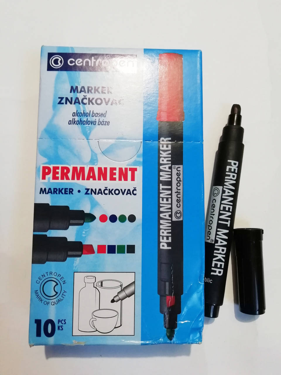 Маркер CENTROPEN толстый 8576, Черный
Маркер CENTROPEN толстый 8576, Черный