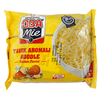 Макарони швидкого приготування Оба Міе з куркою Oba Mie chicken 75g 40шт/ящ (Код : 00-00012059)
Макарони швидкого приготування Оба Міе з куркою Oba Mie chicken 75g 40шт/ящ (Код : 00-00012059)