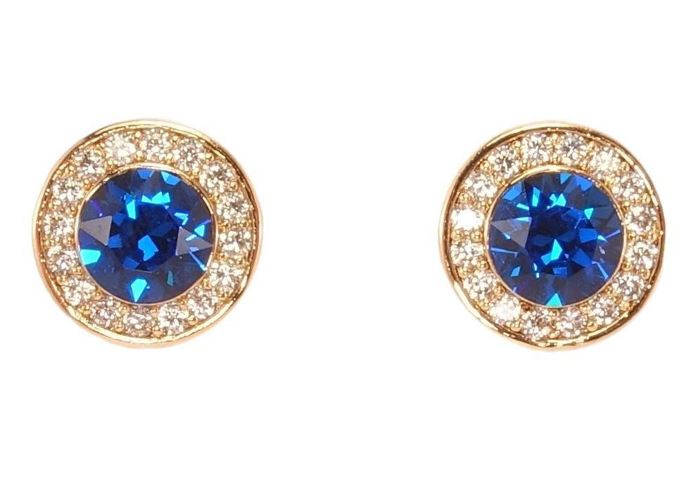 Серьги Xuping Позолота 18K с кристаллами Swarovski гвоздики "Кристалл Capri Blue в обрамлении циркония" ø 11мм
Серьги Xuping Позолота 18K с кристаллами Swarovski гвоздики "Кристалл Capri Blue в обрамлении циркония" ø 11мм