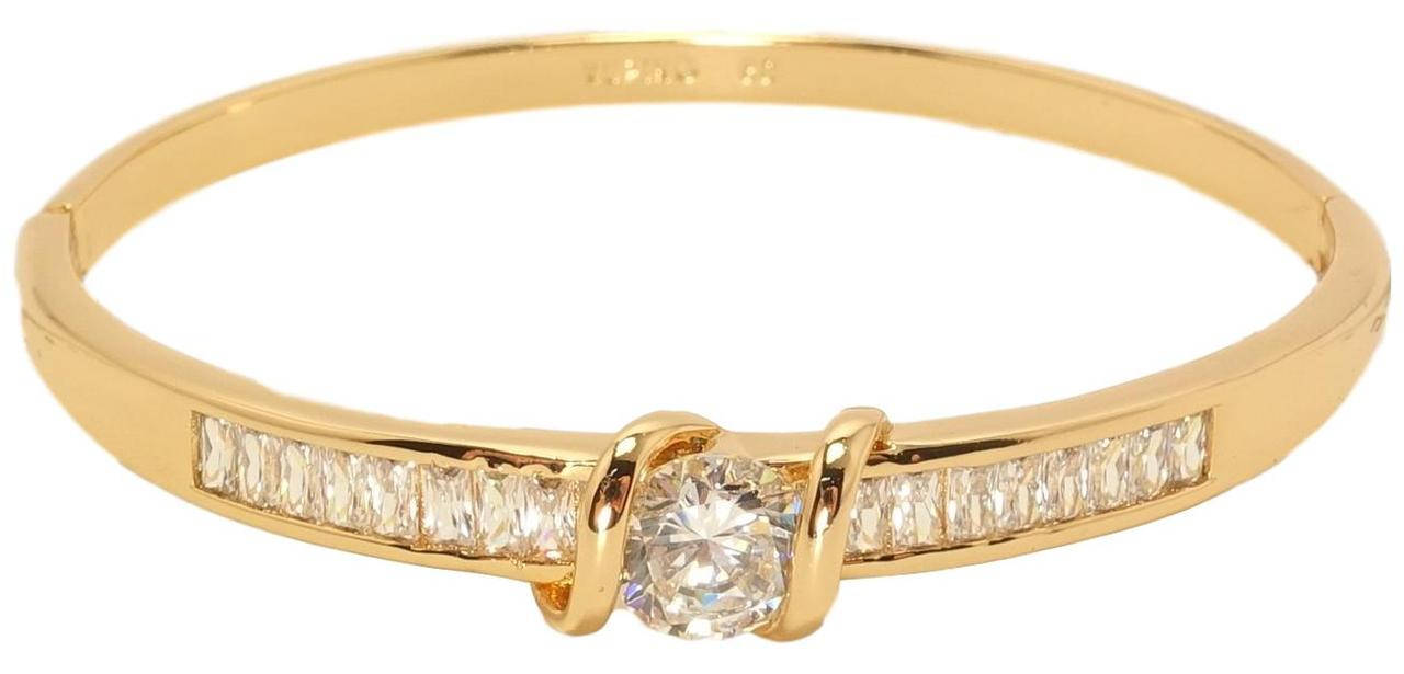 Браслет Xuping Позолота 18K "Дорожка прямоугольных кристаллов и кристалл в декоративной оправе" ø 6,5см
Браслет Xuping Позолота 18K "Дорожка прямоугольных кристаллов и кристалл в декоративной оправе" ø 6,5см