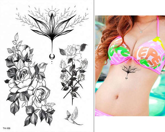 Временное водостойкое тату, наклейка, 21x15 см
Временное водостойкое тату, наклейка, 21x15 см