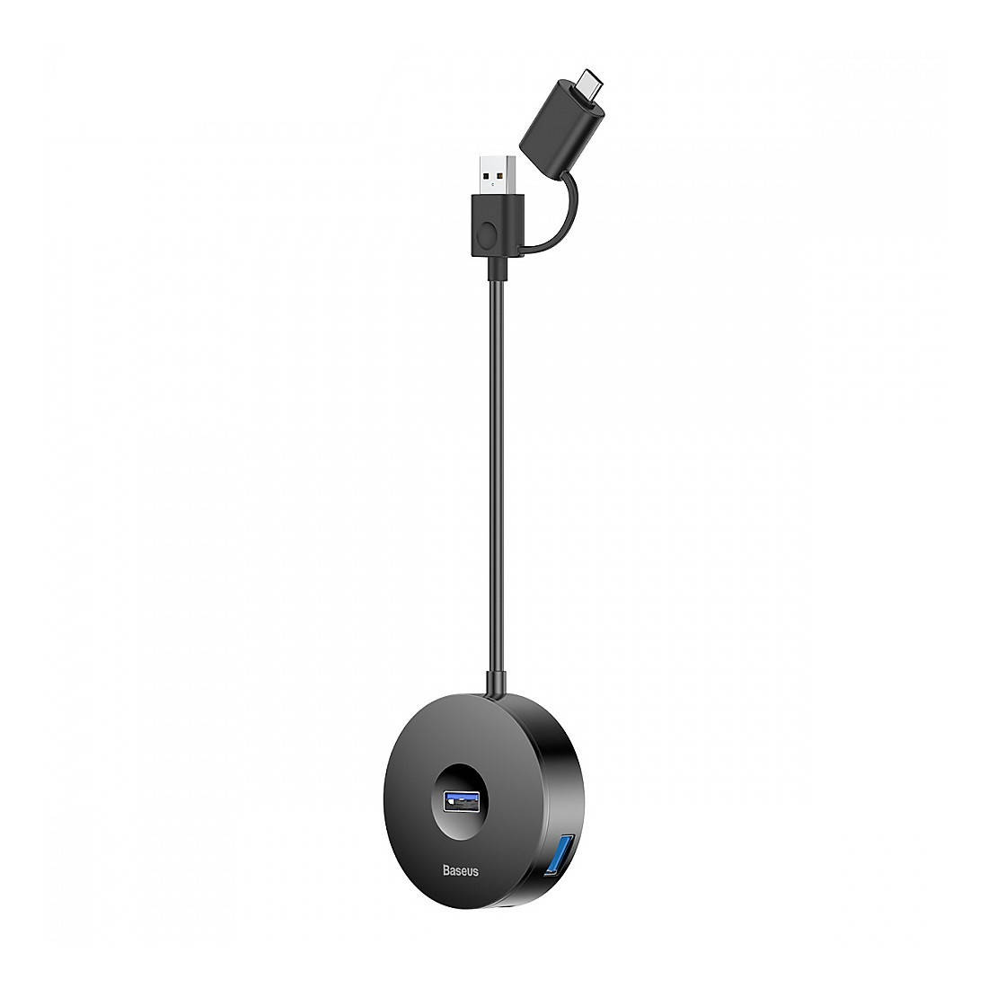 ЮСБ / Тайп-С хаб Baseus 2в1 концентратор разветвитель USB/Type-C Hub Round Box 1хUSB 3.0 + 3хUSB 2.0 (черный)
ЮСБ / Тайп-С хаб Baseus 2в1 концентратор разветвитель USB/Type-C Hub Round Box 1хUSB 3.0 + 3хUSB 2.0 (черный)