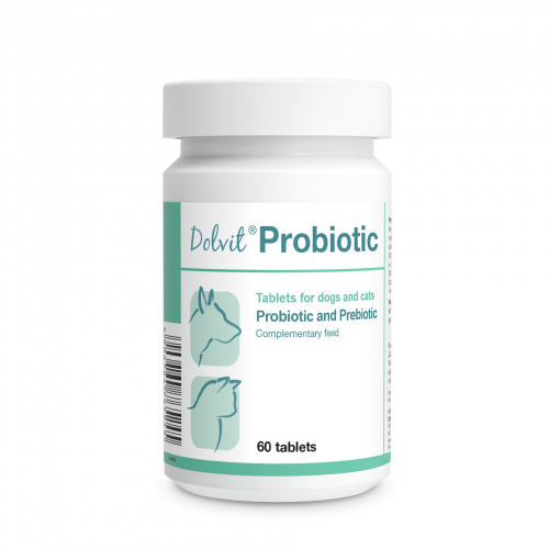 Dolfos(Долфос) Dolvit Probiotic -60 таб. Витаминно-минеральная кормовая добавка для здоровья ЖКТ собак и кошек
Dolfos(Долфос) Dolvit Probiotic -60 таб. Витаминно-минеральная кормовая добавка для здоровья ЖКТ собак и кошек