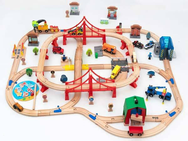 Железная дорога из дерева детская, Iekool, 110 деталей, 102x115, (Brio, Ikea, Edwone) Iecool 56 З електро локомотивом
Железная дорога из дерева детская, Iekool, 110 деталей, 102x115, (Brio, Ikea, Edwone) Iecool 56 З електро локомотивом