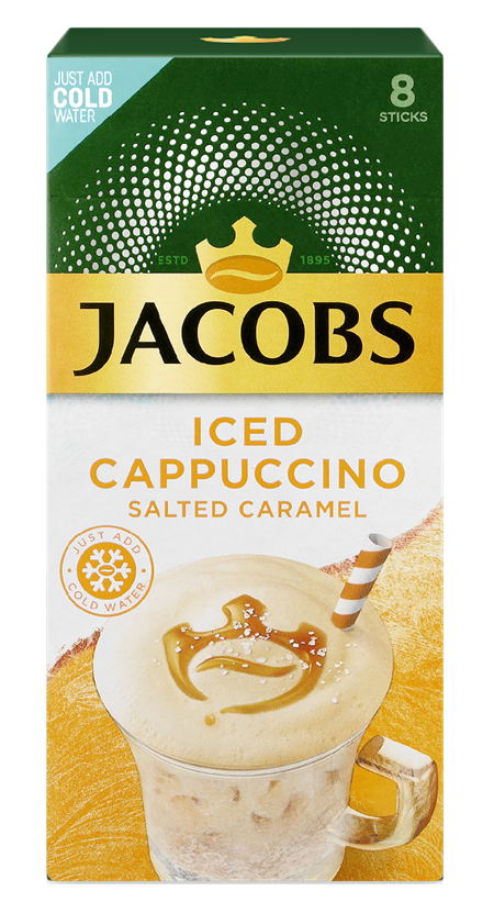 Капучино Jacobs Cappuccino Iced Latte Salted Caramel с соленой карамелью 8 x 17,8 г | Нидерланды
Капучино Jacobs Cappuccino Iced Latte Salted Caramel с соленой карамелью 8 x 17,8 г | Нидерланды