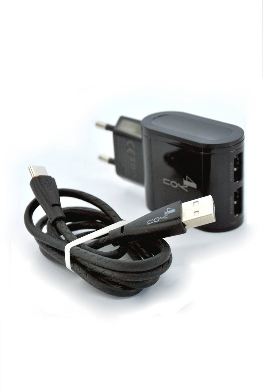 Зарядное устройство 4you A22S (2.4A, Smart IC, Auto ID, 2USB, Led подсветка) black + кабель Type C, Черный
Зарядное устройство 4you A22S (2.4A, Smart IC, Auto ID, 2USB, Led подсветка) black + кабель Type C, Черный