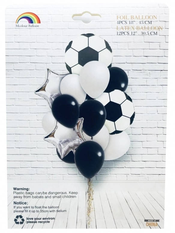 Набір латексних і фольгованих куль "Футбол" Вир-во: Китай.
Набір латексних і фольгованих куль "Футбол" Вир-во: Китай.