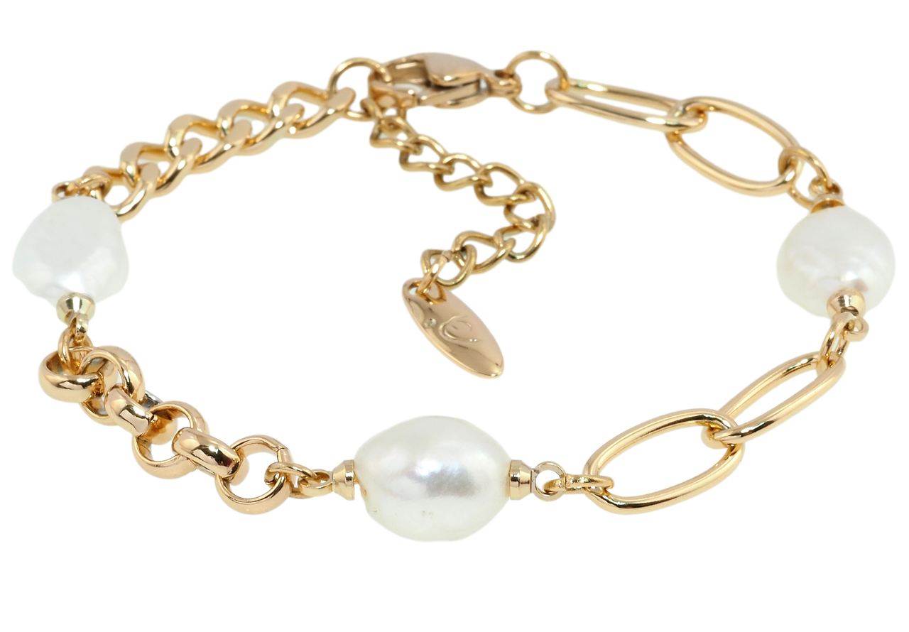 Браслет Xuping Позолота 18K "Комбинированная цепочка с жемчужными бусинами" длина с доп.цепочкой 17-21см х 7мм
Браслет Xuping Позолота 18K "Комбинированная цепочка с жемчужными бусинами" длина с доп.цепочкой 17-21см х 7мм