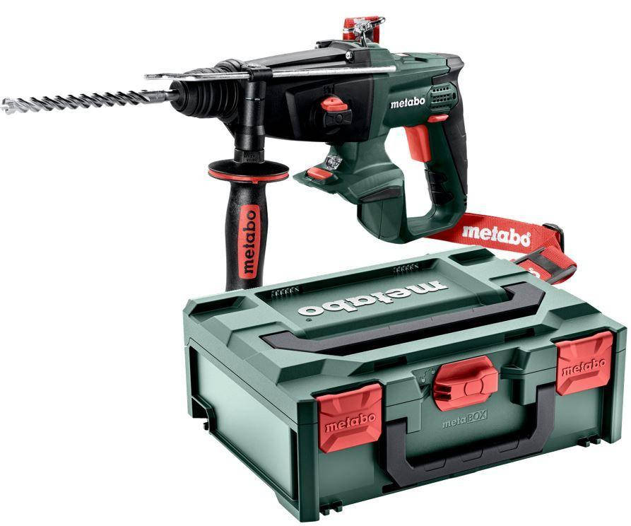 Перфоратор аккум. Metabo KHA 18 LTX, пласт. кейс metaBOX 165 L (без АКБ и ЗУ) (600210840)
Перфоратор аккум. Metabo KHA 18 LTX, пласт. кейс metaBOX 165 L (без АКБ и ЗУ) (600210840)