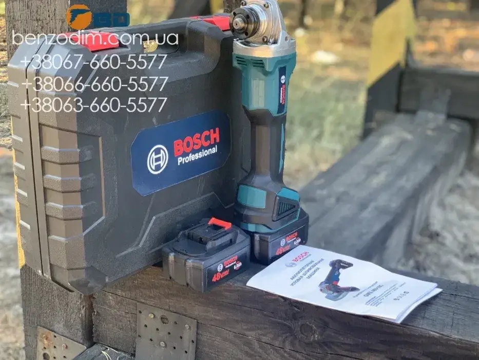 Аккумуляторная болгарка Bosch GWX 48V-10C ( 48V, Ø125 мм). УШМ Бош, угловая шлифмашина, турбинка
Аккумуляторная болгарка Bosch GWX 48V-10C ( 48V, Ø125 мм). УШМ Бош, угловая шлифмашина, турбинка