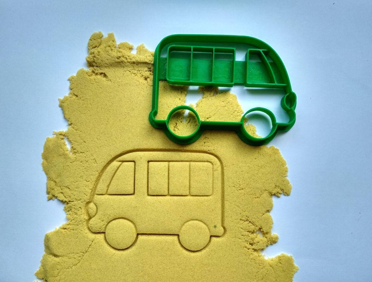 3D формочки-вырубки для пряников "Автобус" 
3D формочки-вырубки для пряников "Автобус"