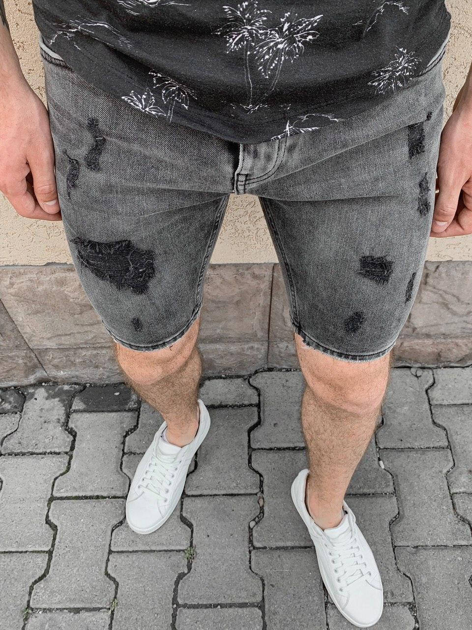 Мужские джинсовые шорты темно-серые рваные slim fit модель Турция ЛЮКС КАЧЕСТВО S M L XL XXL, Темно-серый
Мужские джинсовые шорты темно-серые рваные slim fit модель Турция ЛЮКС КАЧЕСТВО S M L XL XXL, Темно-серый