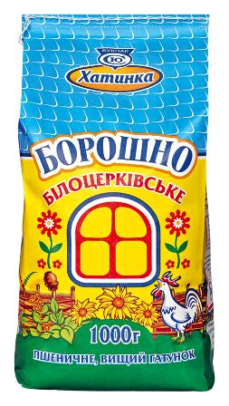Мука пшеничная высшего сорта, улучшенного качества, ТМ Хатинка, 1кг
Мука пшеничная высшего сорта, улучшенного качества, ТМ Хатинка, 1кг