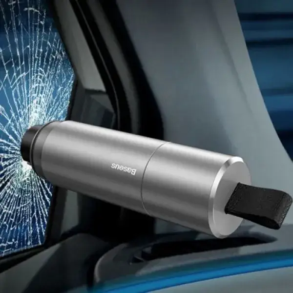Аварийный автоматический молоток для разбития стекла с резцом Baseus Safety Hammer Cерый (CRSFH_0G)
Аварийный автоматический молоток для разбития стекла с резцом Baseus Safety Hammer Cерый (CRSFH_0G)