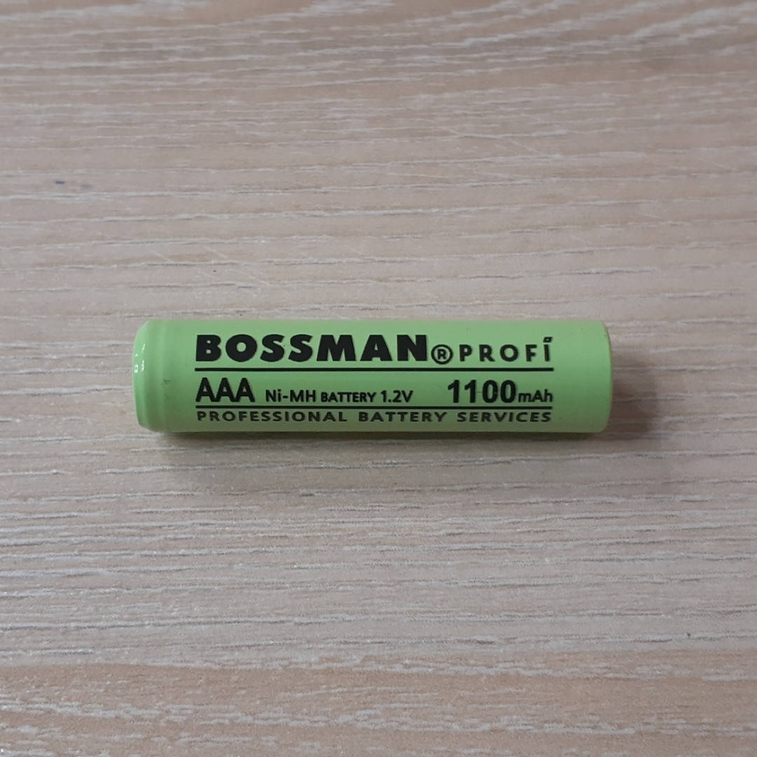 Аккумулятор технический Bossman-Profi AAA/HR03 1,2V 1100mAh (Ni-Mh) 
Аккумулятор технический Bossman-Profi AAA/HR03 1,2V 1100mAh (Ni-Mh)