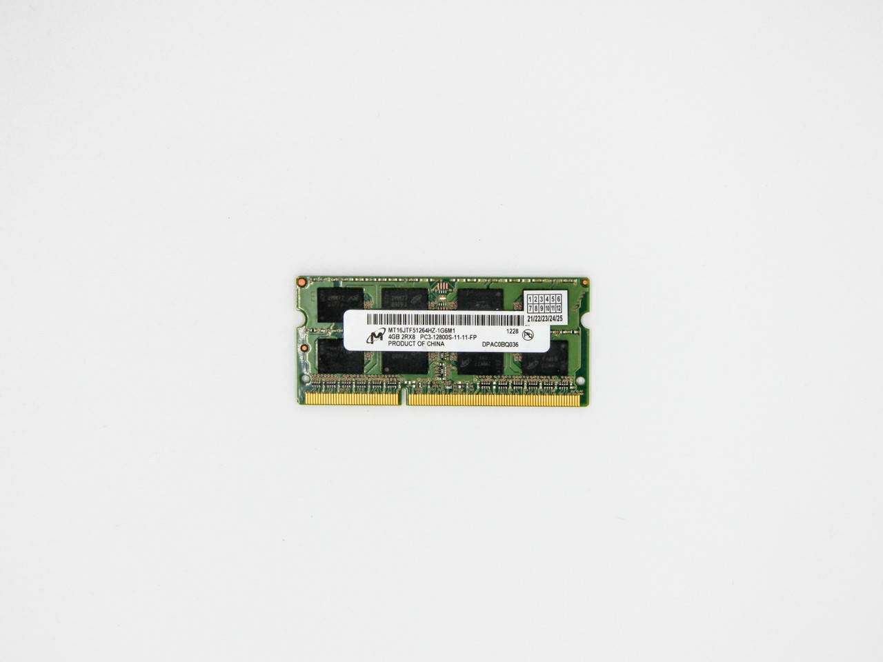 Оперативная память Micron SODIMM 4Gb DDR3-1600MHz PC3-12800 CL11 (MT16JTF51264HZ-1G6M1) Б\У
Оперативная память Micron SODIMM 4Gb DDR3-1600MHz PC3-12800 CL11 (MT16JTF51264HZ-1G6M1) Б\У