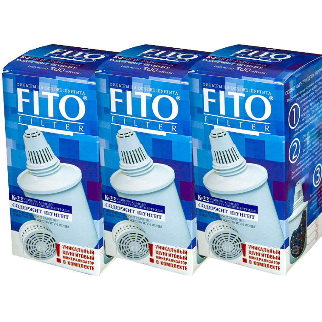 Картридж для фильтра кувшина FITO К-22 комплект из 3 штук (для Гейзер 301, 302, 501, 502, 503, 505, Макарыч)
Картридж для фильтра кувшина FITO К-22 комплект из 3 штук (для Гейзер 301, 302, 501, 502, 503, 505, Макарыч)