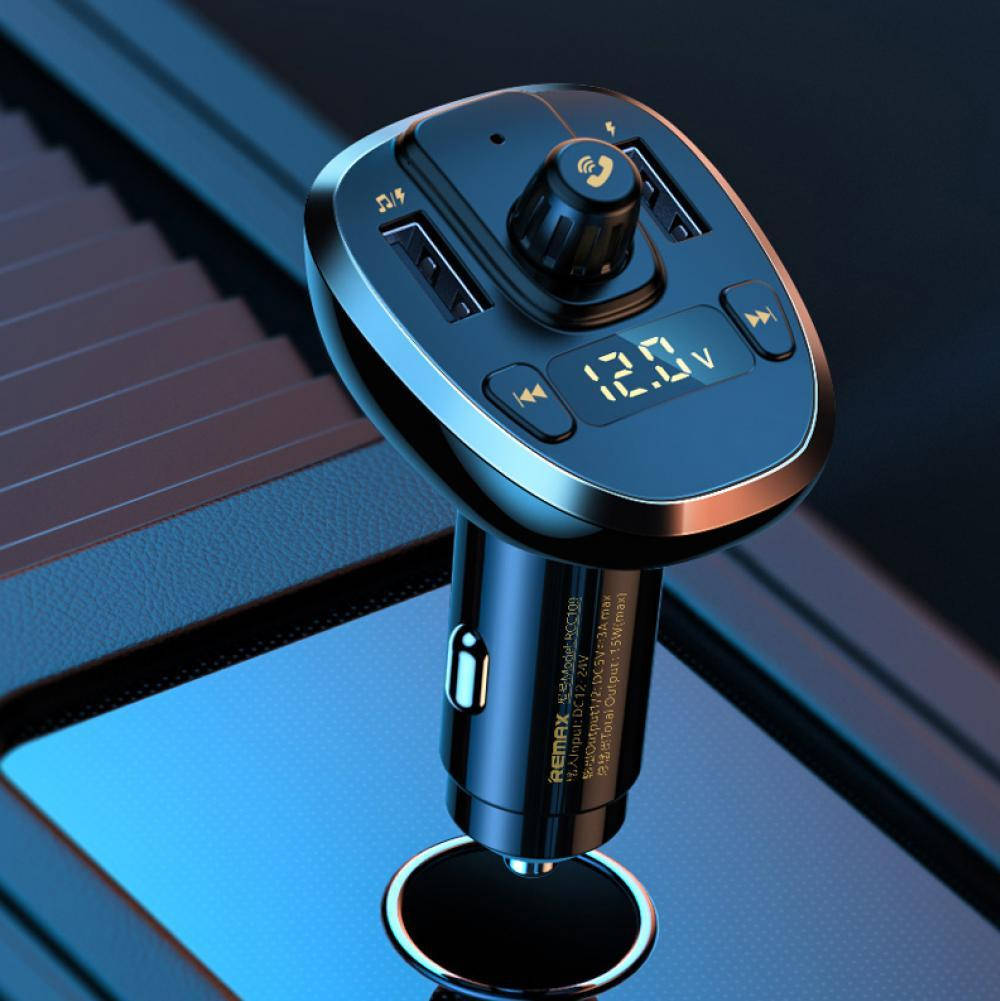 Автомобильный FM ФМ модулятор трансмиттер с быстрой зарядной Remax RCC109 microSD 3A 2 USB Bluetooth
Автомобильный FM ФМ модулятор трансмиттер с быстрой зарядной Remax RCC109 microSD 3A 2 USB Bluetooth