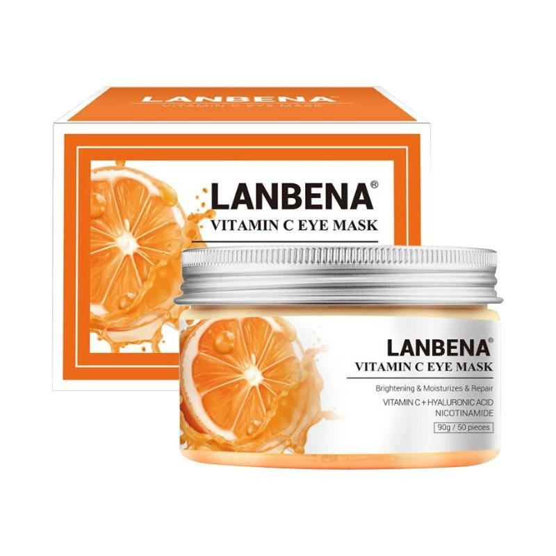 Осветляющие патчи от темных кругов под глазами с витамином С Lanbena Vitamin C Eye Mask, 90г/50шт
Осветляющие патчи от темных кругов под глазами с витамином С Lanbena Vitamin C Eye Mask, 90г/50шт