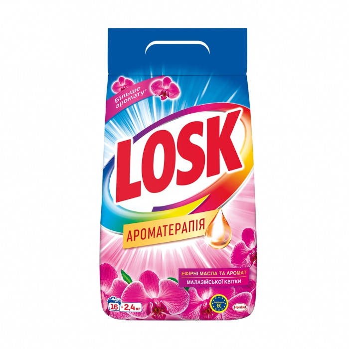 Стиральный порошок лоск Losk Color Ароматерапия, с эфирными маслами и ароматом Малазийских цветов 2,4 кг
Стиральный порошок лоск Losk Color Ароматерапия, с эфирными маслами и ароматом Малазийских цветов 2,4 кг
