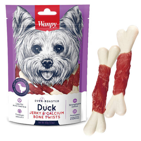 Wanpy Duck Jerky & Calcium Bone Twists ВАНПИ КОСТЬ С ВЯЛЕНОЙ УТКОЙ И КАЛЬЦИЕМ лакомство для собак
Wanpy Duck Jerky & Calcium Bone Twists ВАНПИ КОСТЬ С ВЯЛЕНОЙ УТКОЙ И КАЛЬЦИЕМ лакомство для собак