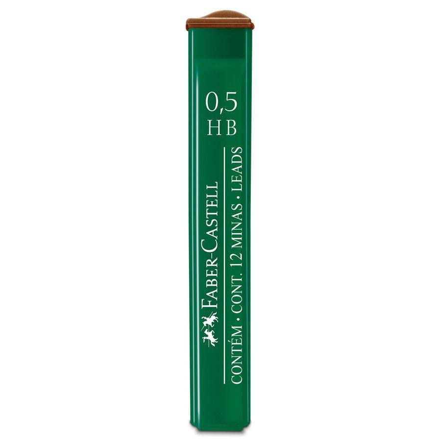 Грифель 0,5 мм HB 12 штук в пенале Faber-Castell 9125 
Грифель 0,5 мм HB 12 штук в пенале Faber-Castell 9125