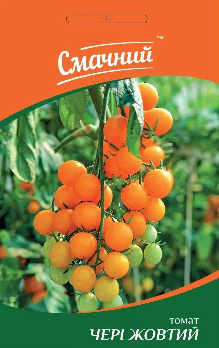 Семена Томат Черри желтый 0,2г ТМ Смачний
Семена Томат Черри желтый 0,2г ТМ Смачний