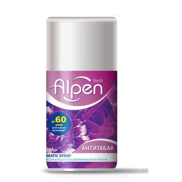 Универсальный сменный баллон к автомат. освежителю Alpen Fresh альпен фреш Антитабак 250 мл
Универсальный сменный баллон к автомат. освежителю Alpen Fresh альпен фреш Антитабак 250 мл
