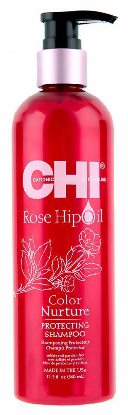 Шампунь для окрашенных волос CHI Rose Hip Oil Color Nurture Protecting Shampoo 340 мл (11500Gu)
Шампунь для окрашенных волос CHI Rose Hip Oil Color Nurture Protecting Shampoo 340 мл (11500Gu)
