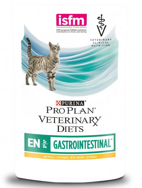 Purina Pro Plan Veterinary Diets EN - влажный корм для кошек при болезнях ЖКТ с курицей 85г*10шт
Purina Pro Plan Veterinary Diets EN - влажный корм для кошек при болезнях ЖКТ с курицей 85г*10шт