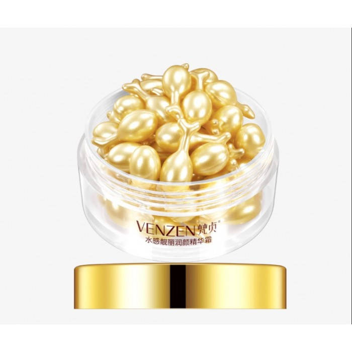 Сыворотка для лица и кожи вокруг глаз в капсулах VENZEN Bright Collagen, с олигопептидами и витамином Е, 30 мл
Сыворотка для лица и кожи вокруг глаз в капсулах VENZEN Bright Collagen, с олигопептидами и витамином Е, 30 мл
