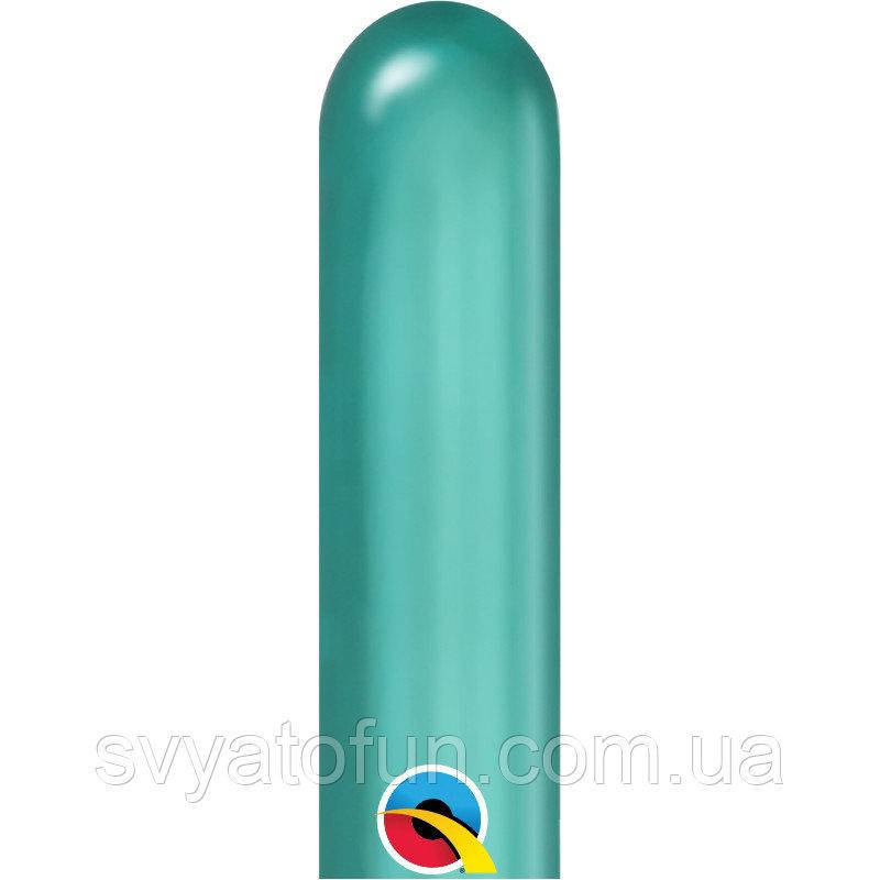 Латексные шарики ШДМ 260Q хром Green (зеленый) 10шт/уп Qualatex 
Латексные шарики ШДМ 260Q хром Green (зеленый) 10шт/уп Qualatex