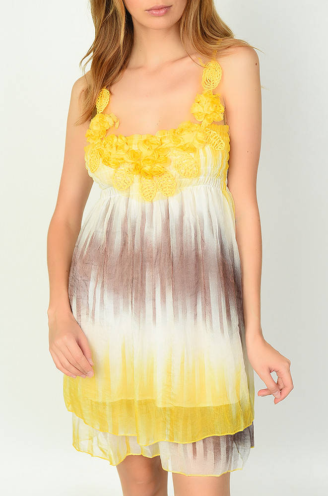 Сарафан женский желтый 134849S 
Сарафан женский желтый 134849S